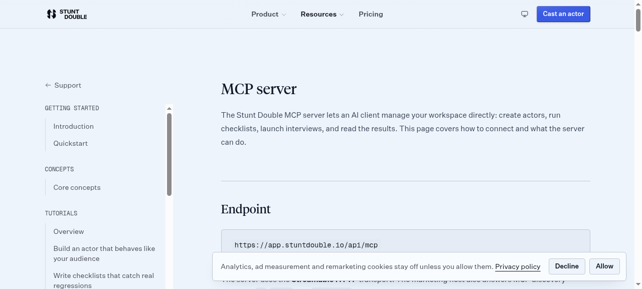 session step screenshot